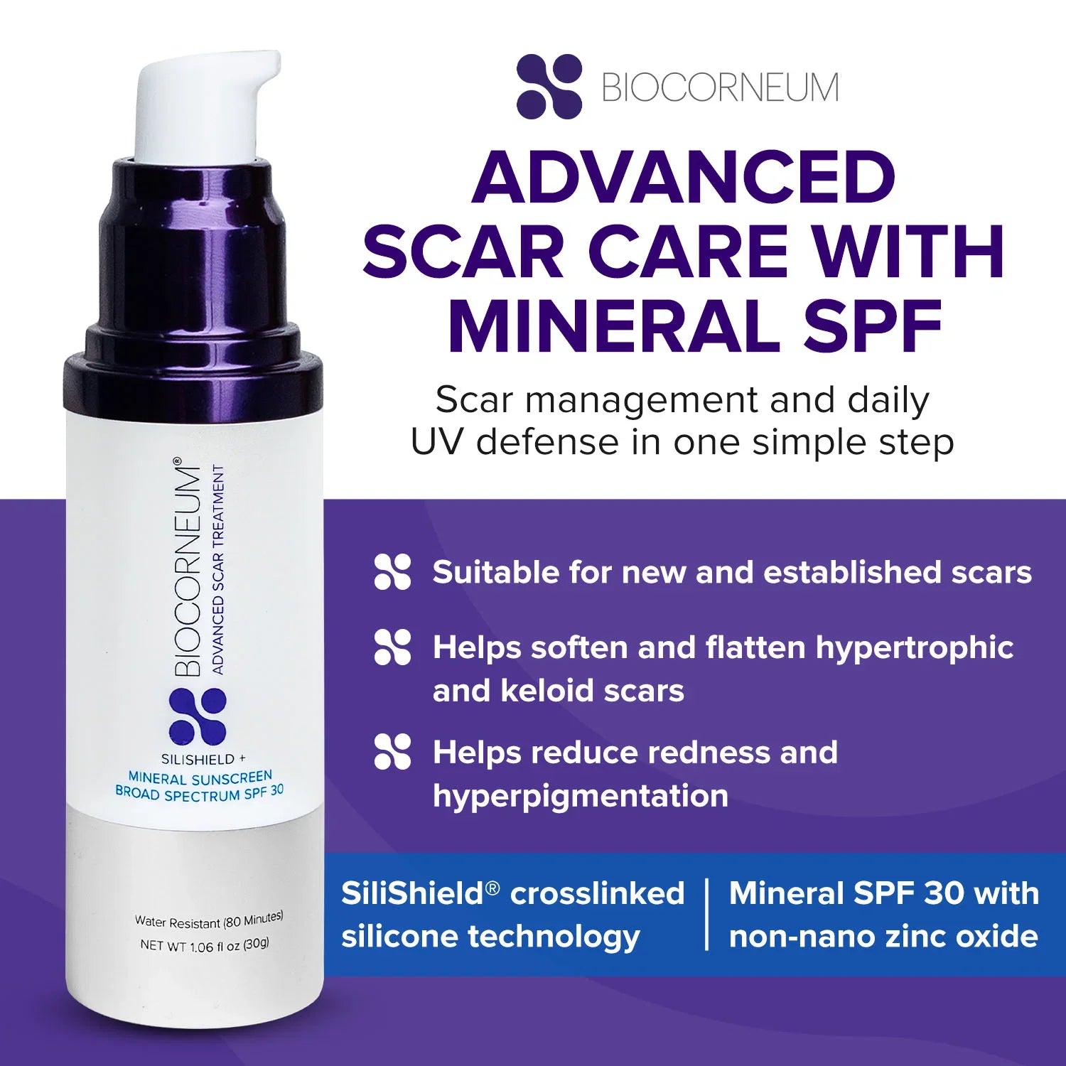 Biocorneum Silishield + Mineral SPF30 30g