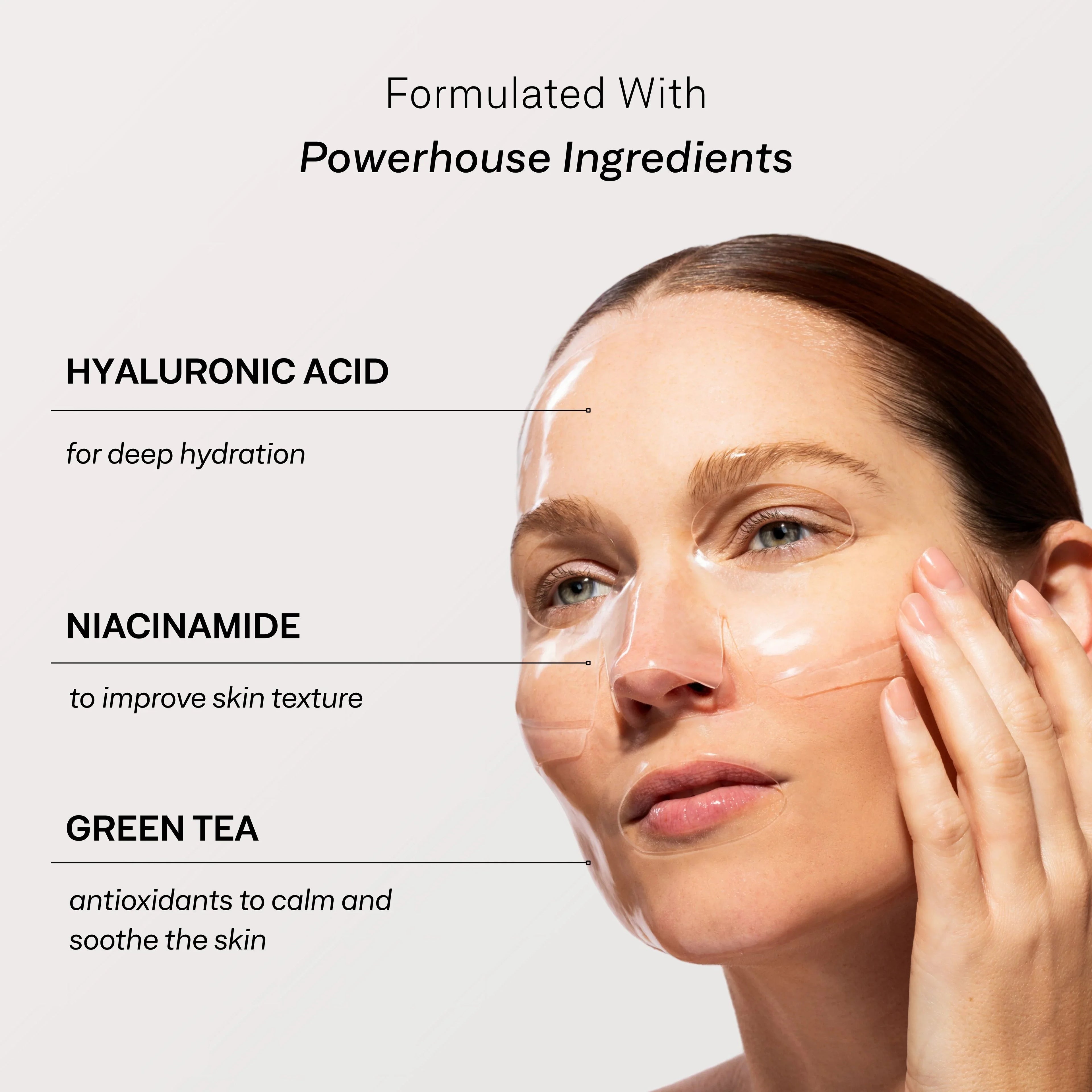 Hydrogel Facial Mask REFILL 3-pack