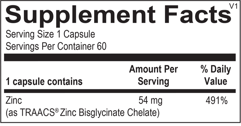 Reacted Zinc 60 ct