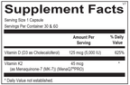 Vitamin K2 with D3 30 ct