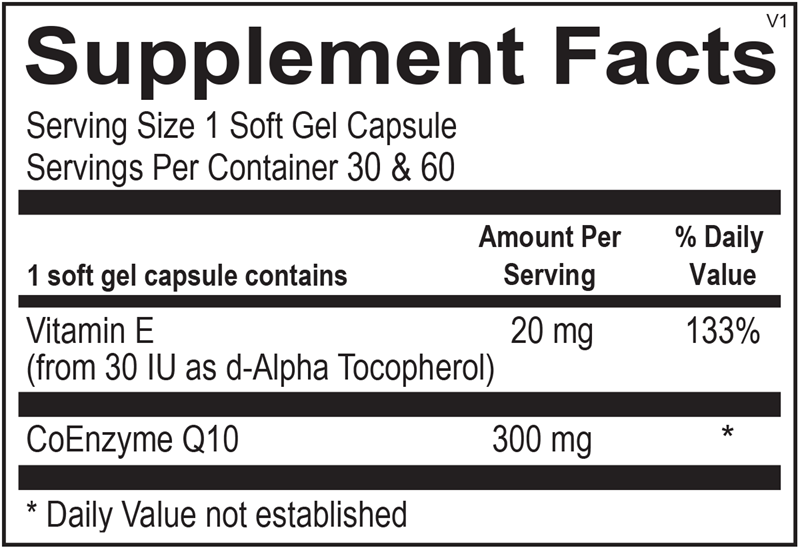 CoQ-10 300 mg 30 ct
